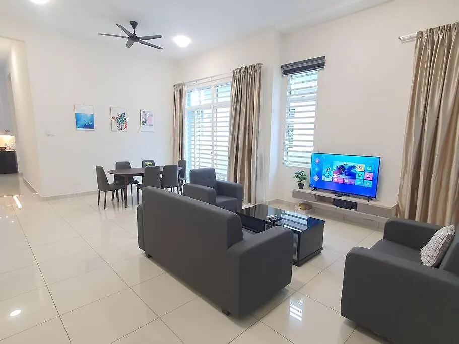 Jovial Singlestorey Bungalow 4Room10Pax 'Alma Bukit Mertajam 0*,